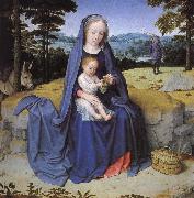 Gerard David Vila during the flight to Egypt Germany oil painting artist